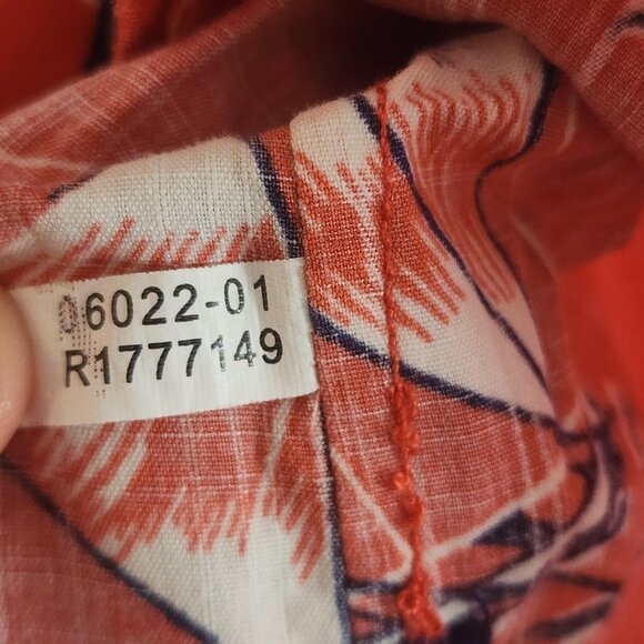 Reyn Spooner Shirt Mens 2XL Coral Aloha Hawaiian Sailboat Nautical Short Sleeve - Picture 7 of 11